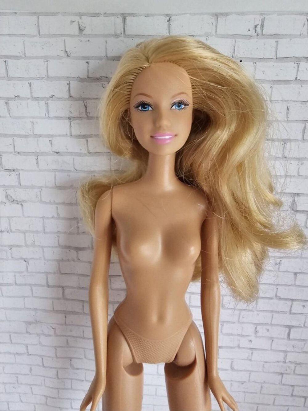 Mattel Barbie Fashion Fever Era Blonde Nude Doll Y2K Blue Eyes Long Hair 2000s